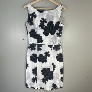Vintage Speechless White And Blue Floral Summer Cocktail Dress Size 7